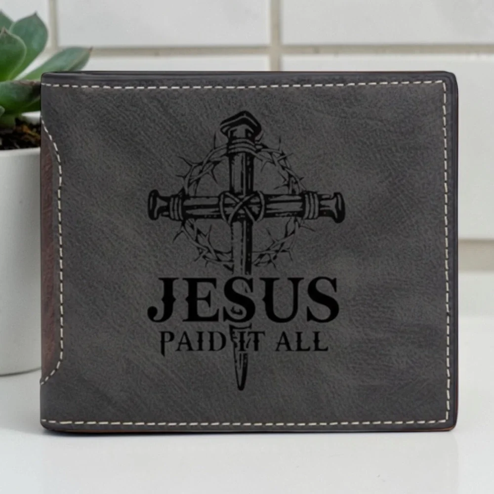 Jesus paid it all Religious Men’s Wallet